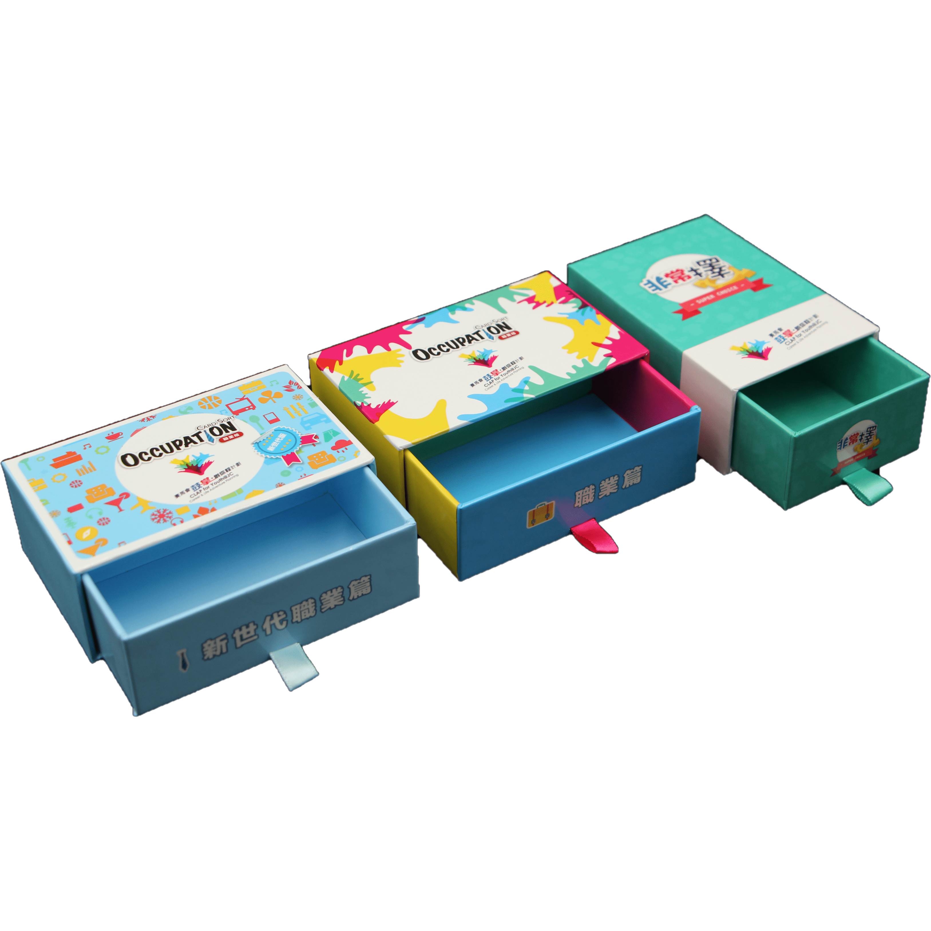 Drawer style paper box